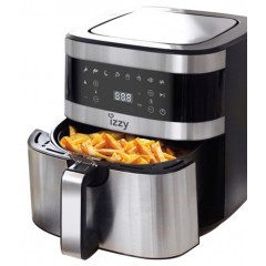 Izzy IZ-8207 Φριτέζα Αέρος με Αποσπώμενο Κάδο 7lt Ασημί 224092